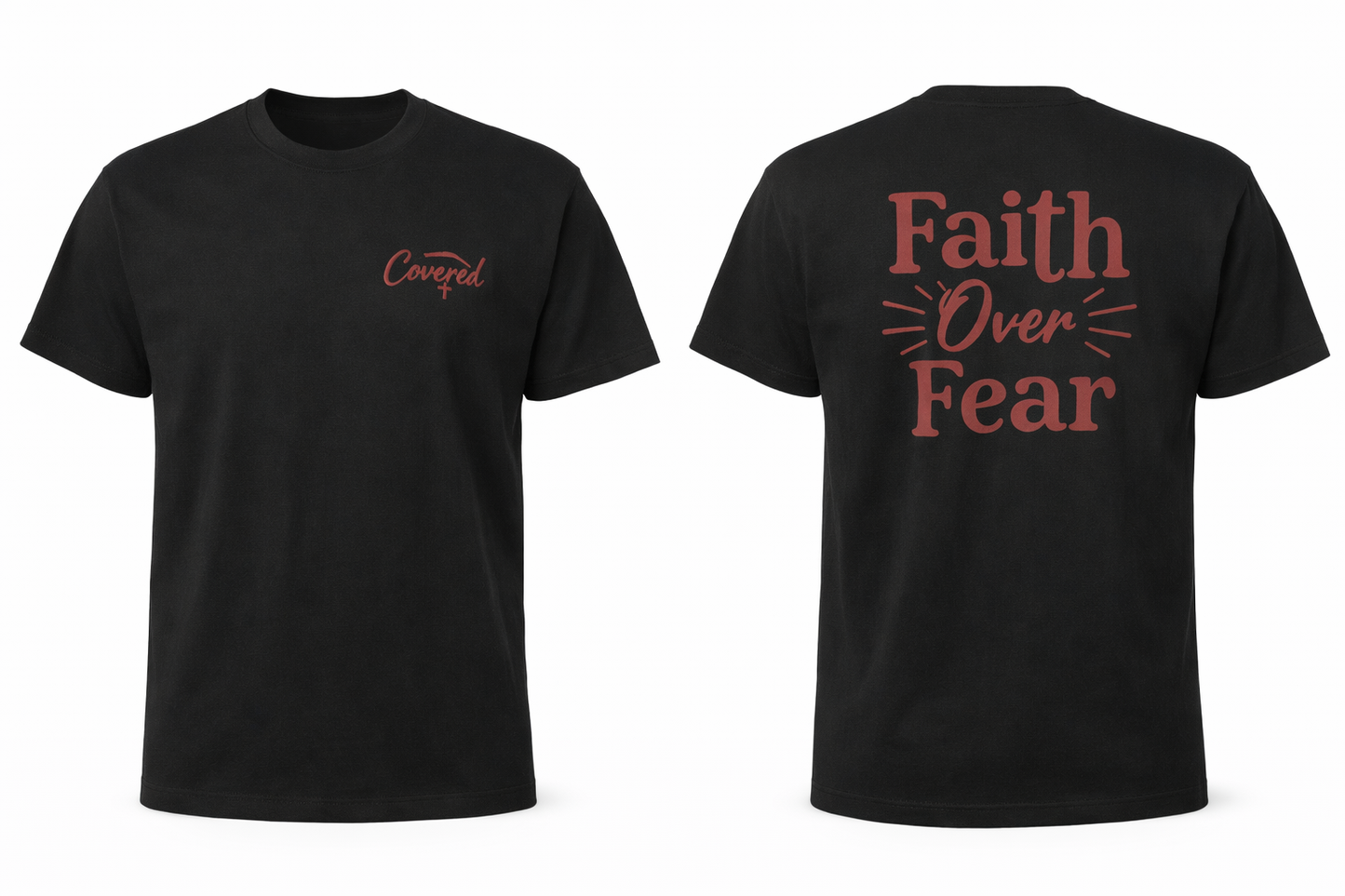 Faith Over Fear – Midnight Edition (Unisex Tee)