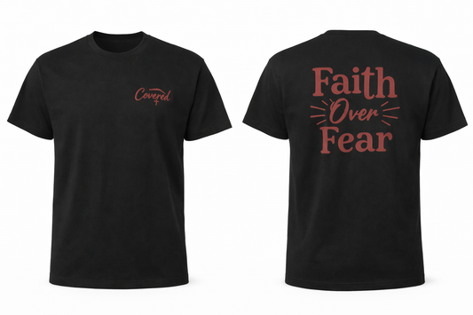 Faith Over Fear – Midnight Edition (Unisex Tee)