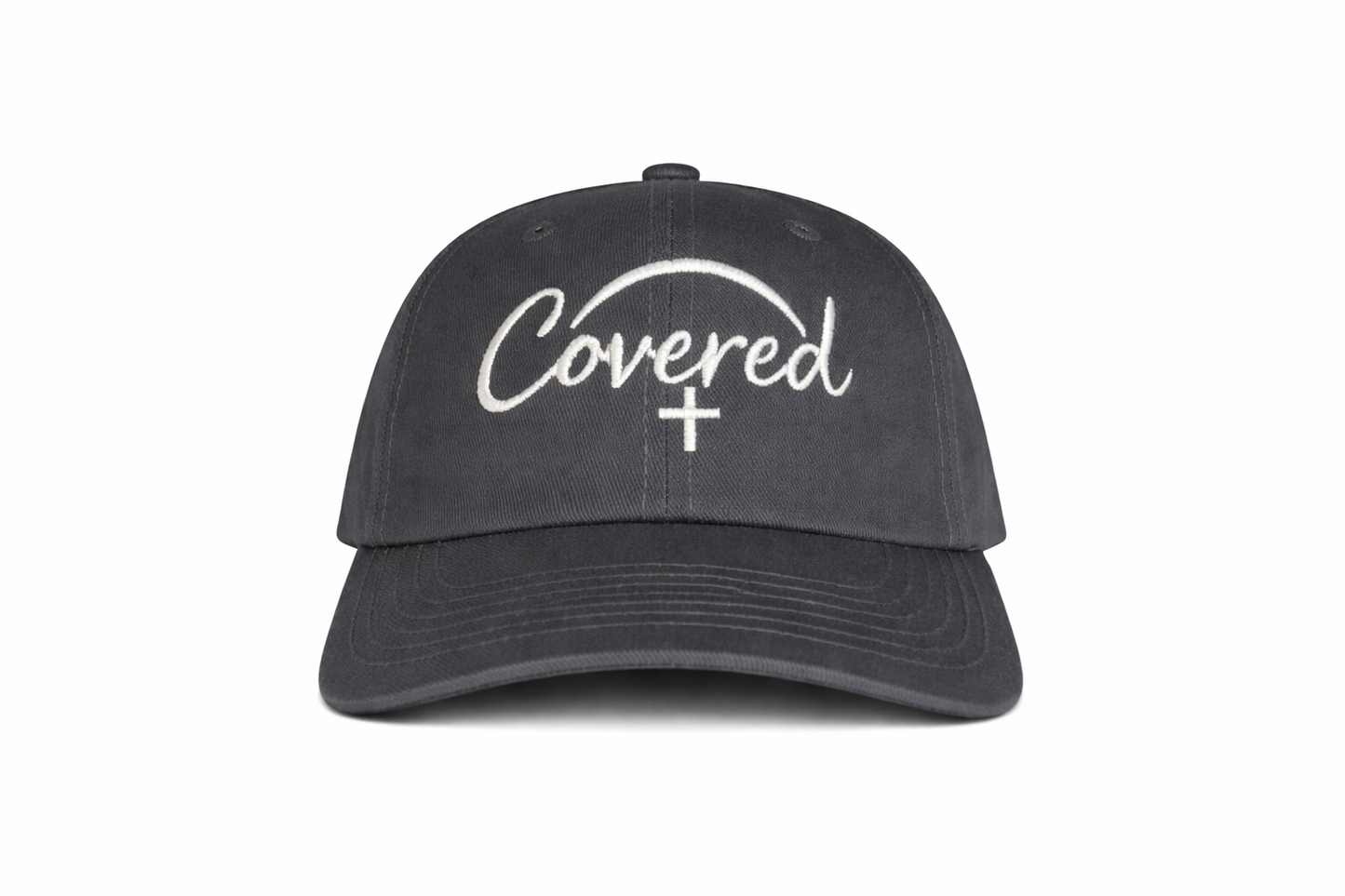 Covered Signature Hat – Storm Grey